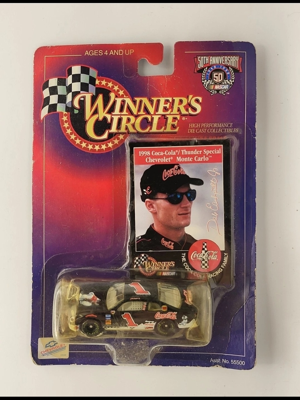 1998 Winners Circle Dale Earnhardt Jr. Coca-Cola Thunder Special #1 Monte Carlo